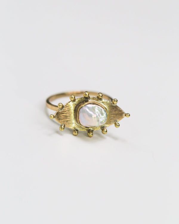 Ioleta Baroque Pearl Ring (Ring)