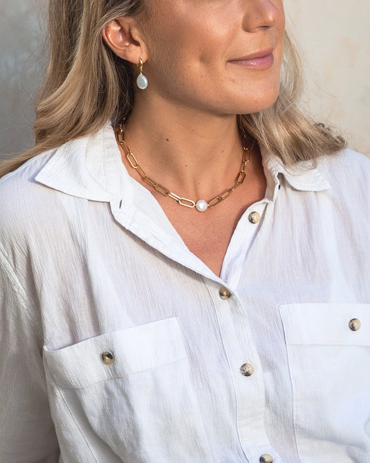 Melatah Pearl Accent Necklace (Kette)