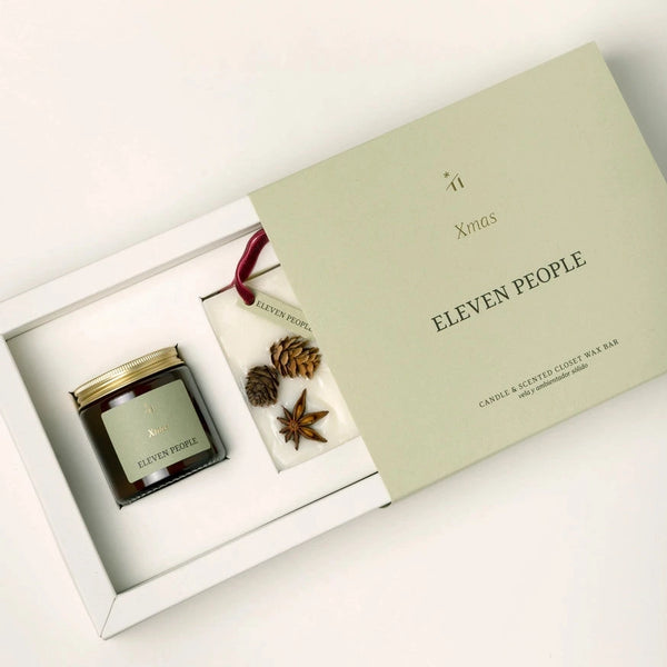 Eleven People Set Kerze + Kleiderschrank Duftwachsriegel Lufterfrischer