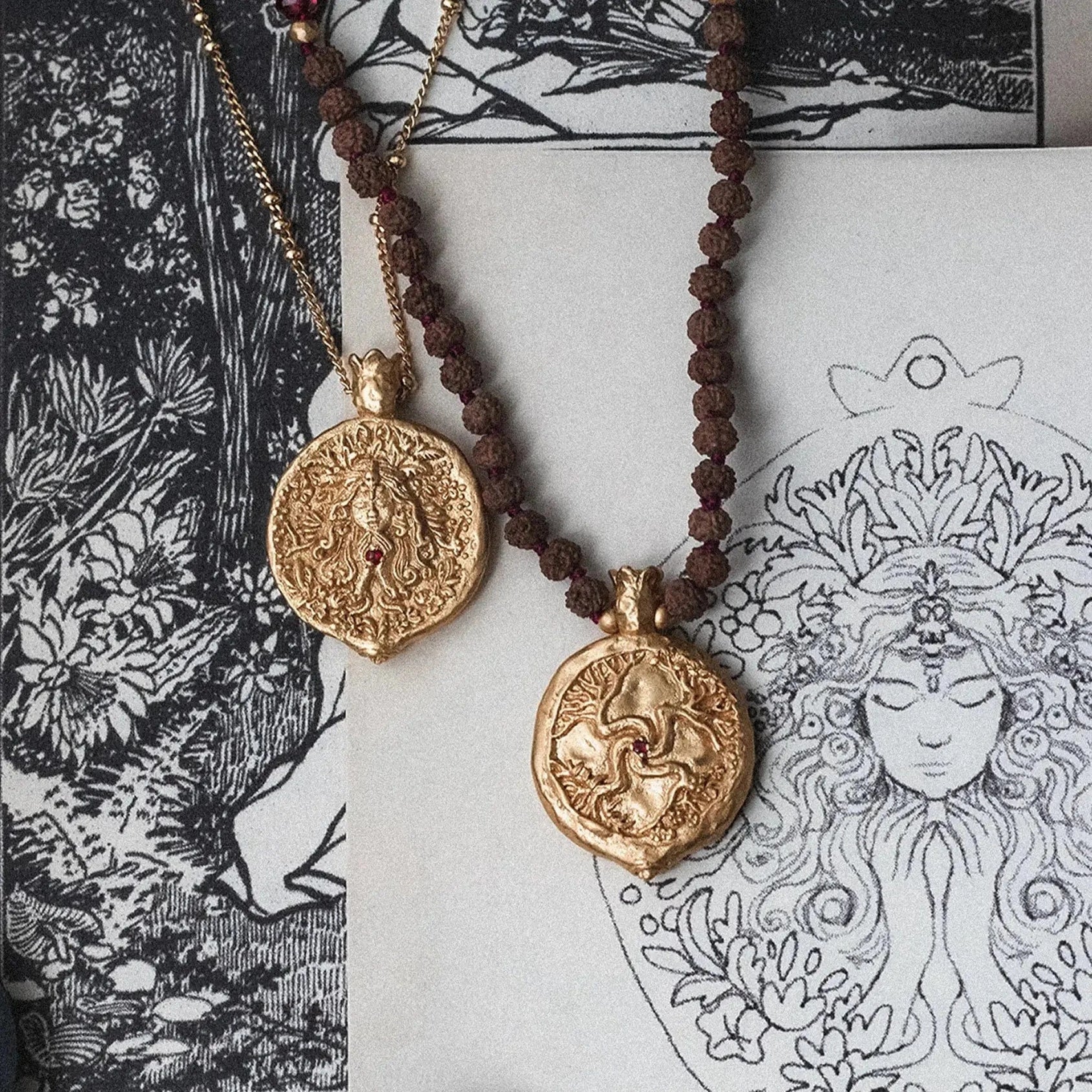 Mother of Seasons Rudraksha Mala