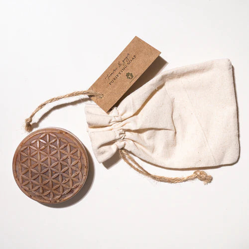 Handgemachte Peeling-Seife „Flower of Life“- Oneness Living