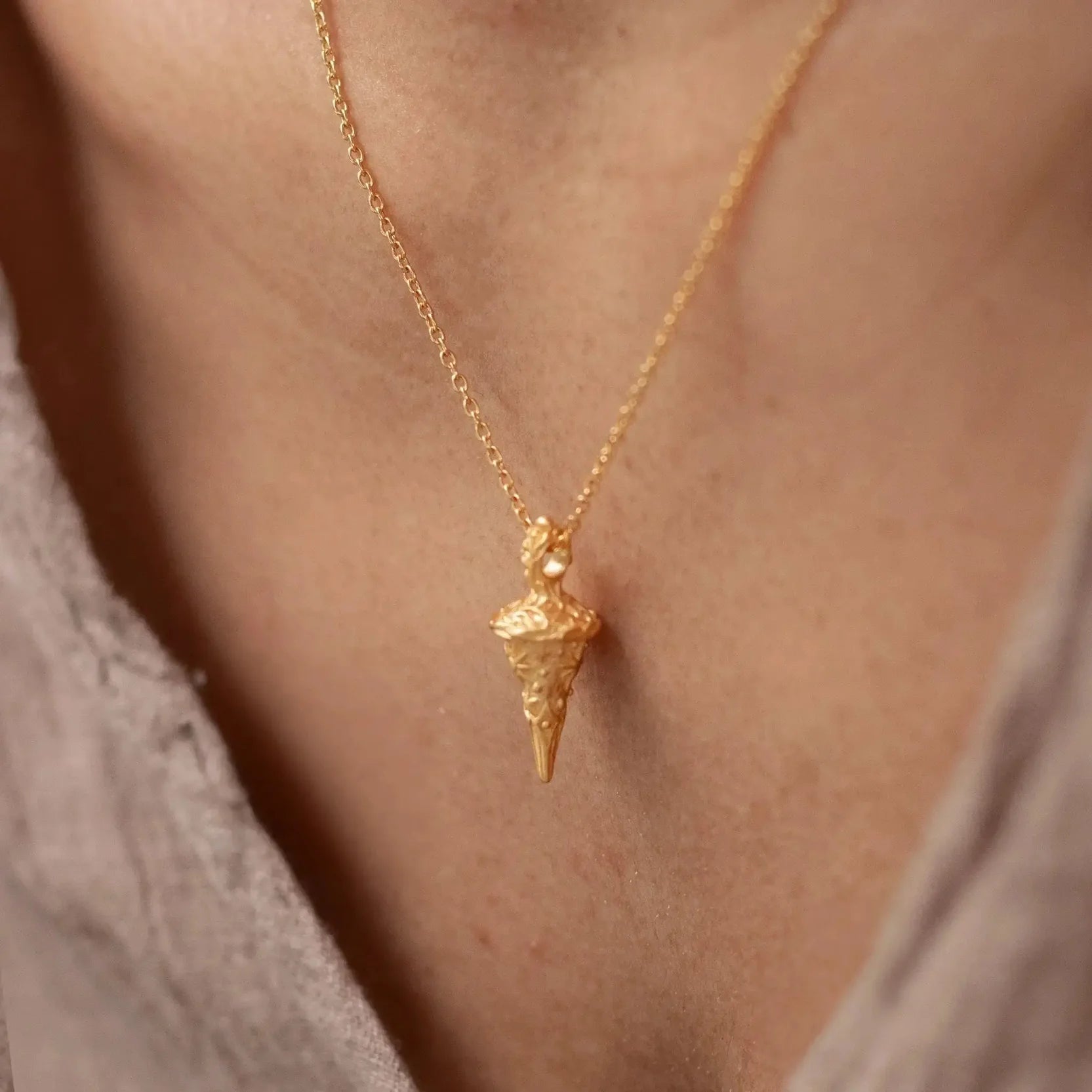 Starlit Whisper Pendulum Necklace- Anandasoul