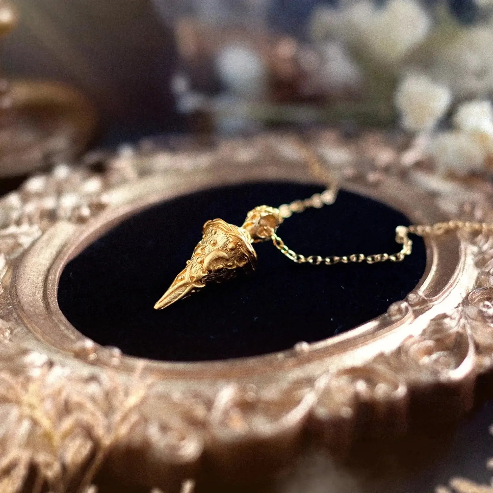 Starlit Whisper Pendulum Necklace- Anandasoul