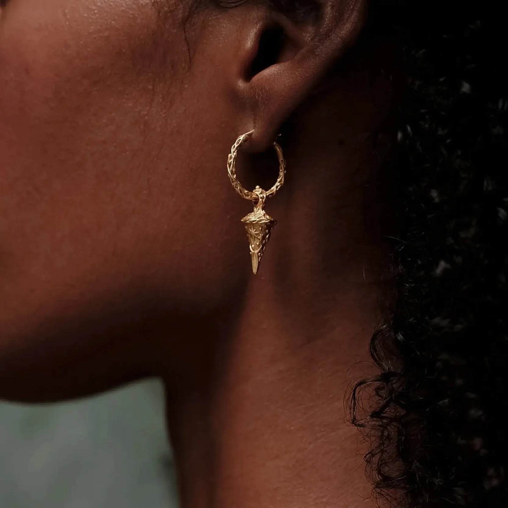 Starlit Whisper • Hoop Earrings  Anandasoul