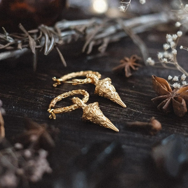 Starlit Whisper • Hoop Earrings  Anandasoul