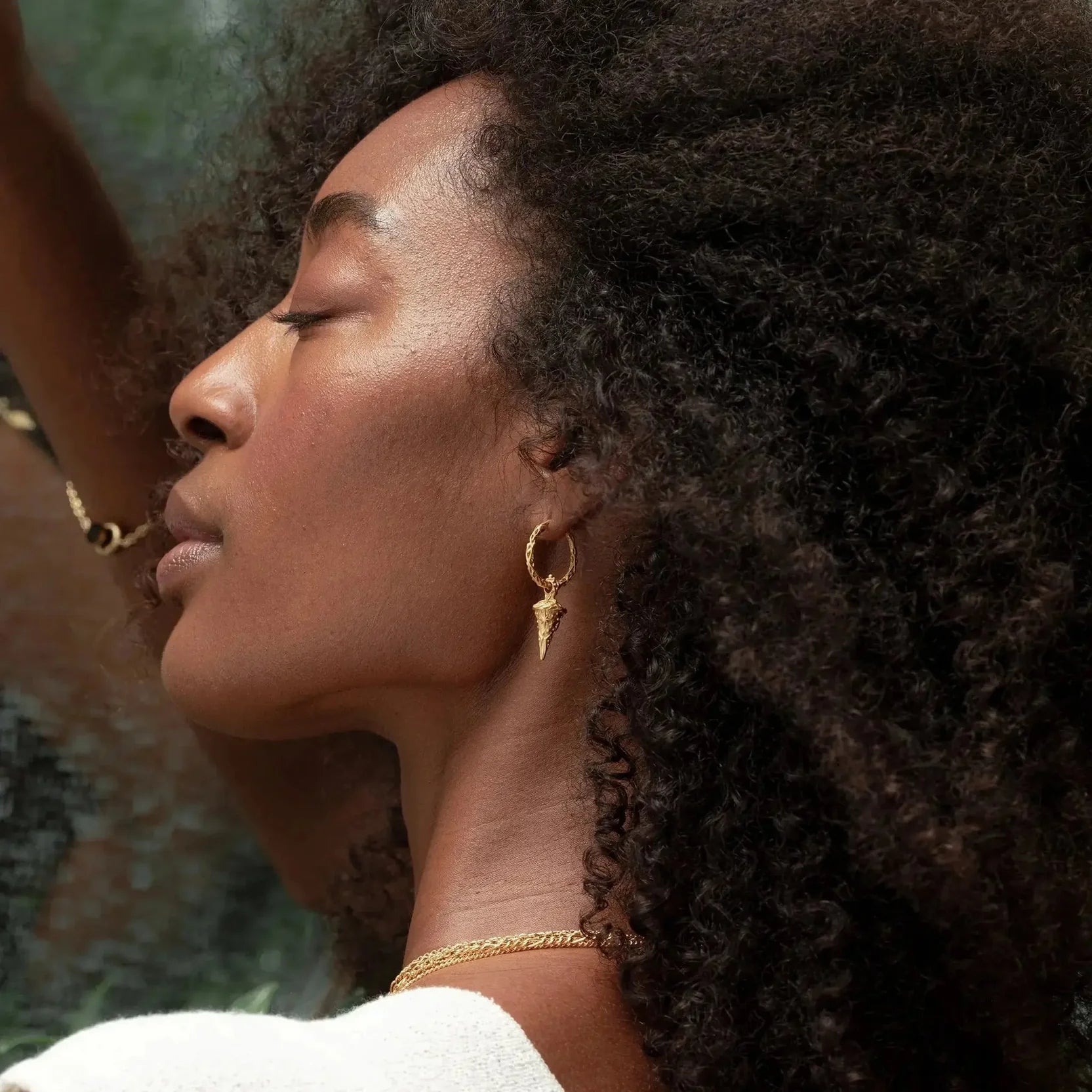 Starlit Whisper • Hoop Earrings  Anandasoul